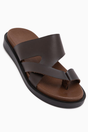 Candra Brown Thong Women’s Slippers