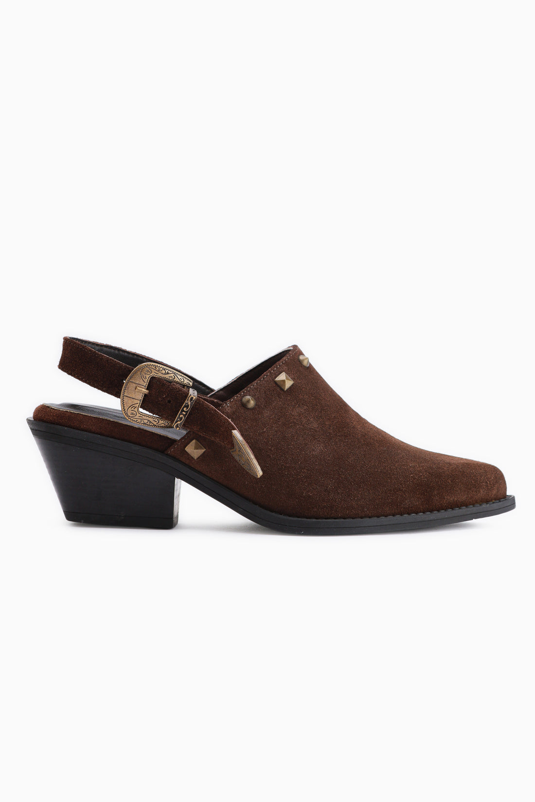 Tima Genuine Leather Brown Heeled Women’s Sandal