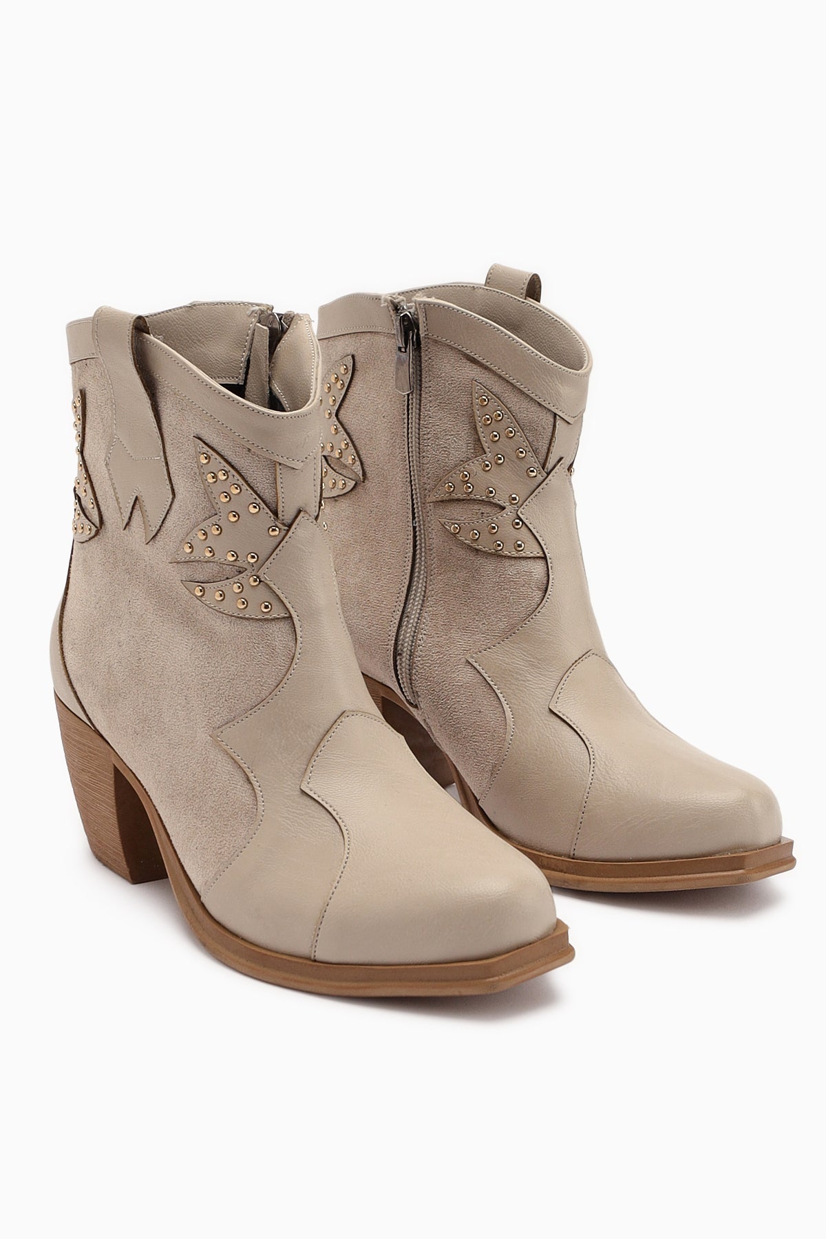 Lowis Nude Strap Women's Cowboy Western Boot