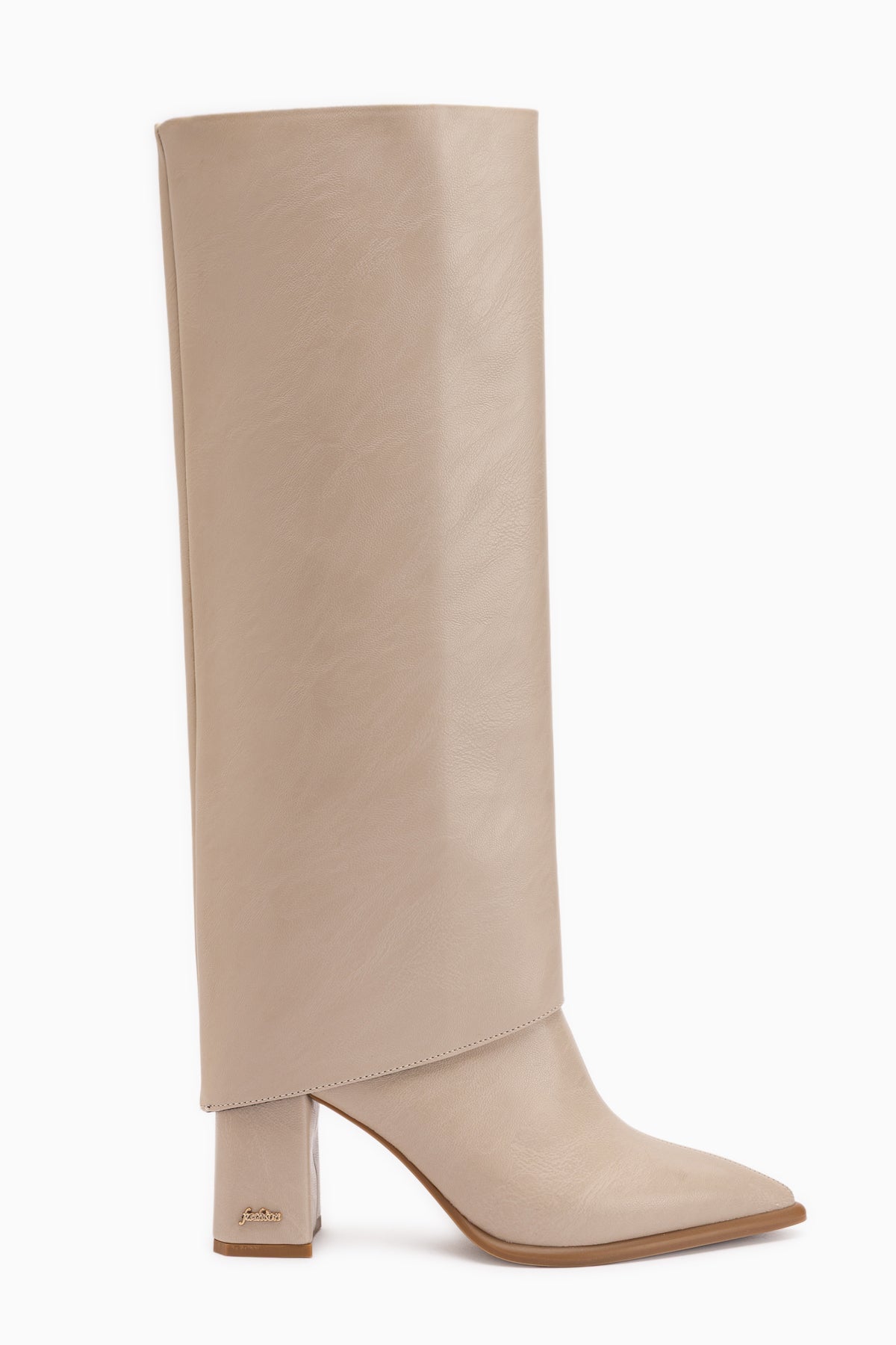Lorie Beige Removable Cuff Women’s Boots