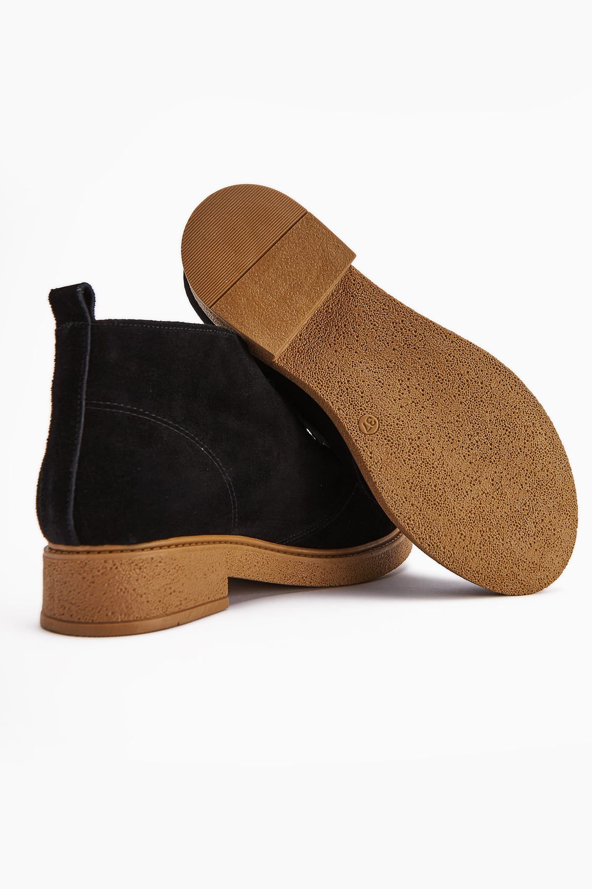 Henna Genuine Leather Black Suede Lace-Up Women's Boot