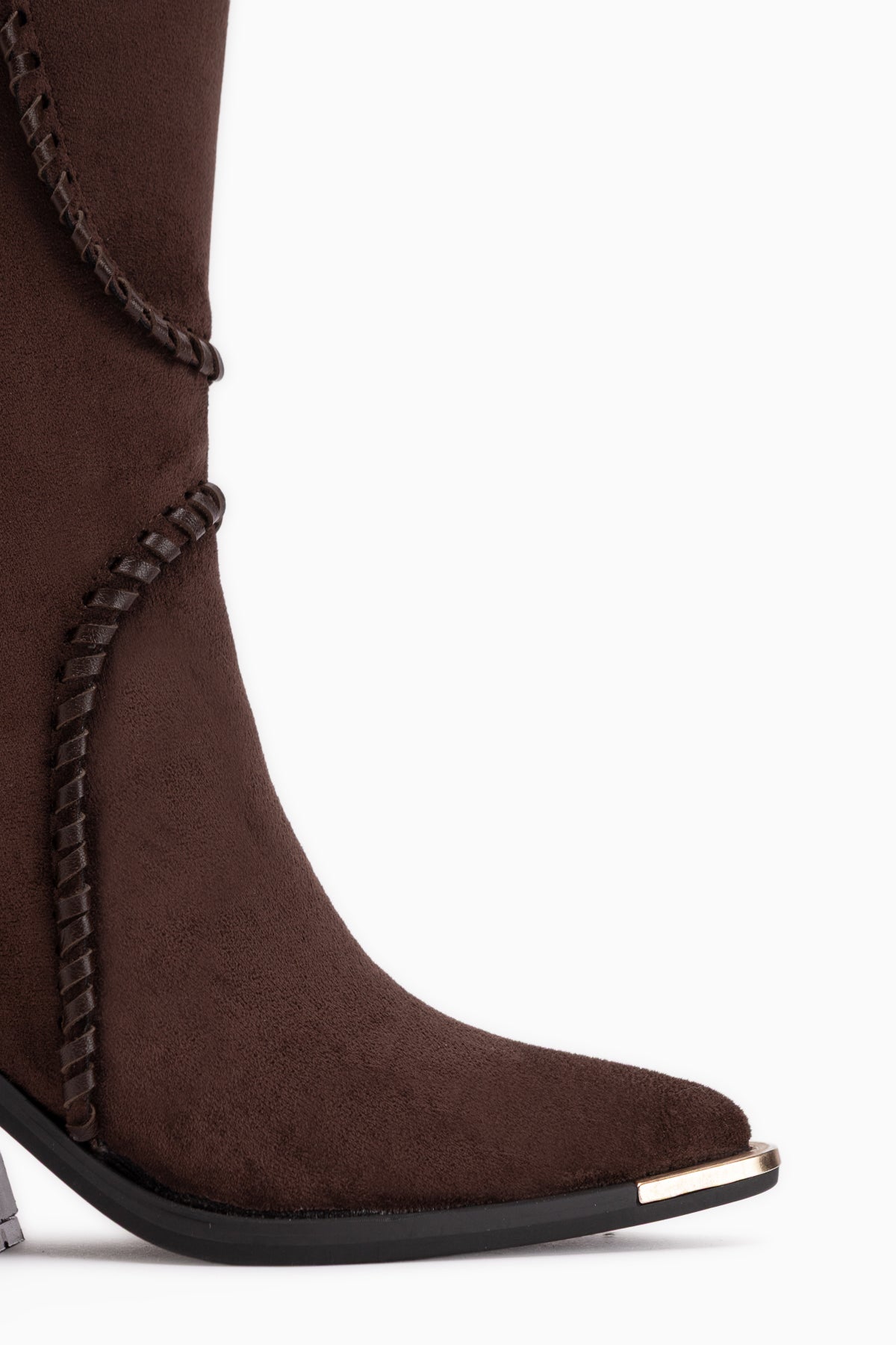 Gertie Brown Suede Stitch Detailed Women’s Boots