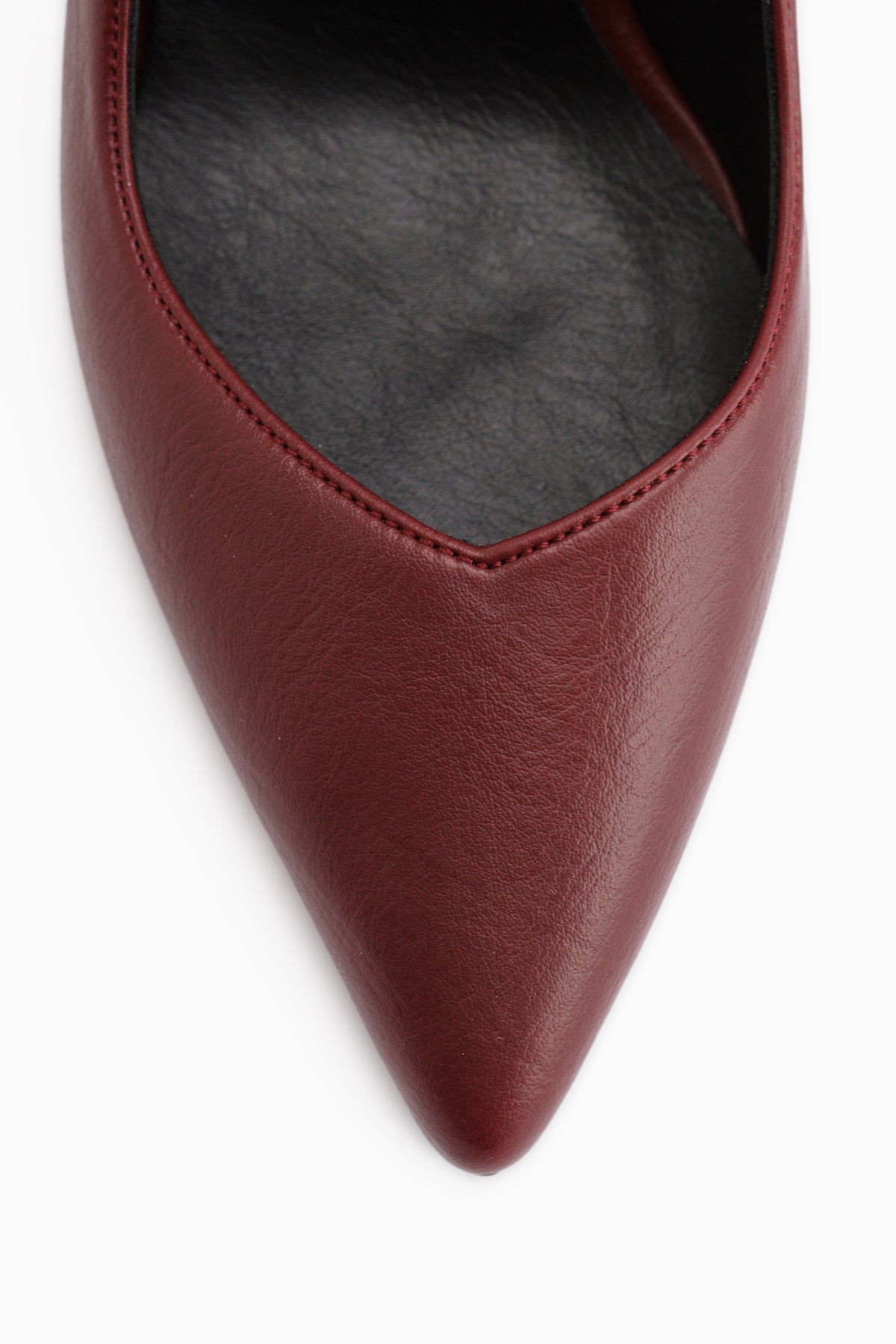 Arya Genuine Leather – Burgundy Slim Heel Heeled Shoe (Women)