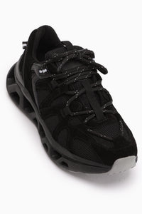 Raisa Genuine Leather Black Suede Mesh Detailed Women’s Sneakers