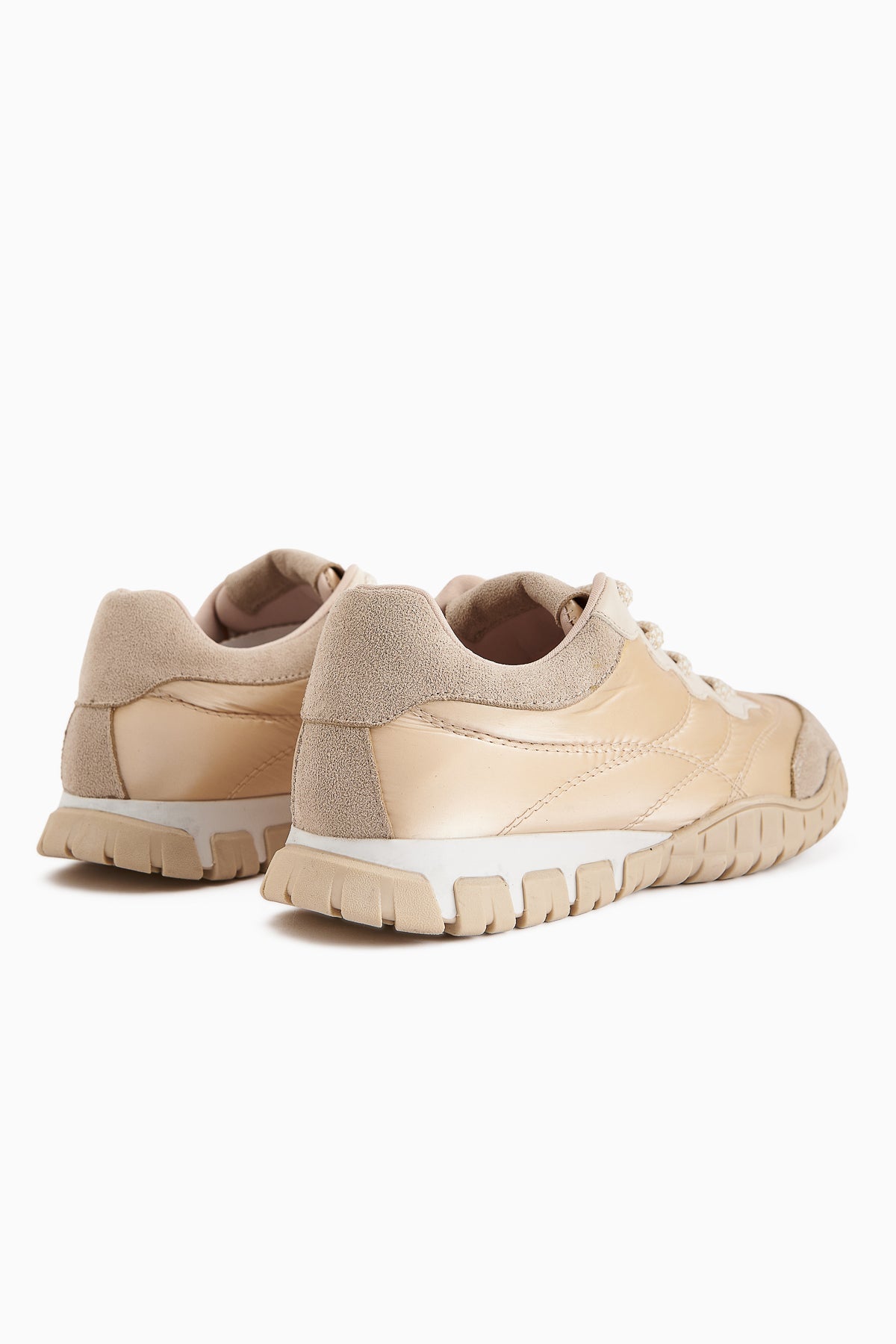 Leen Beige Parachute Fabric Women's Sneakers