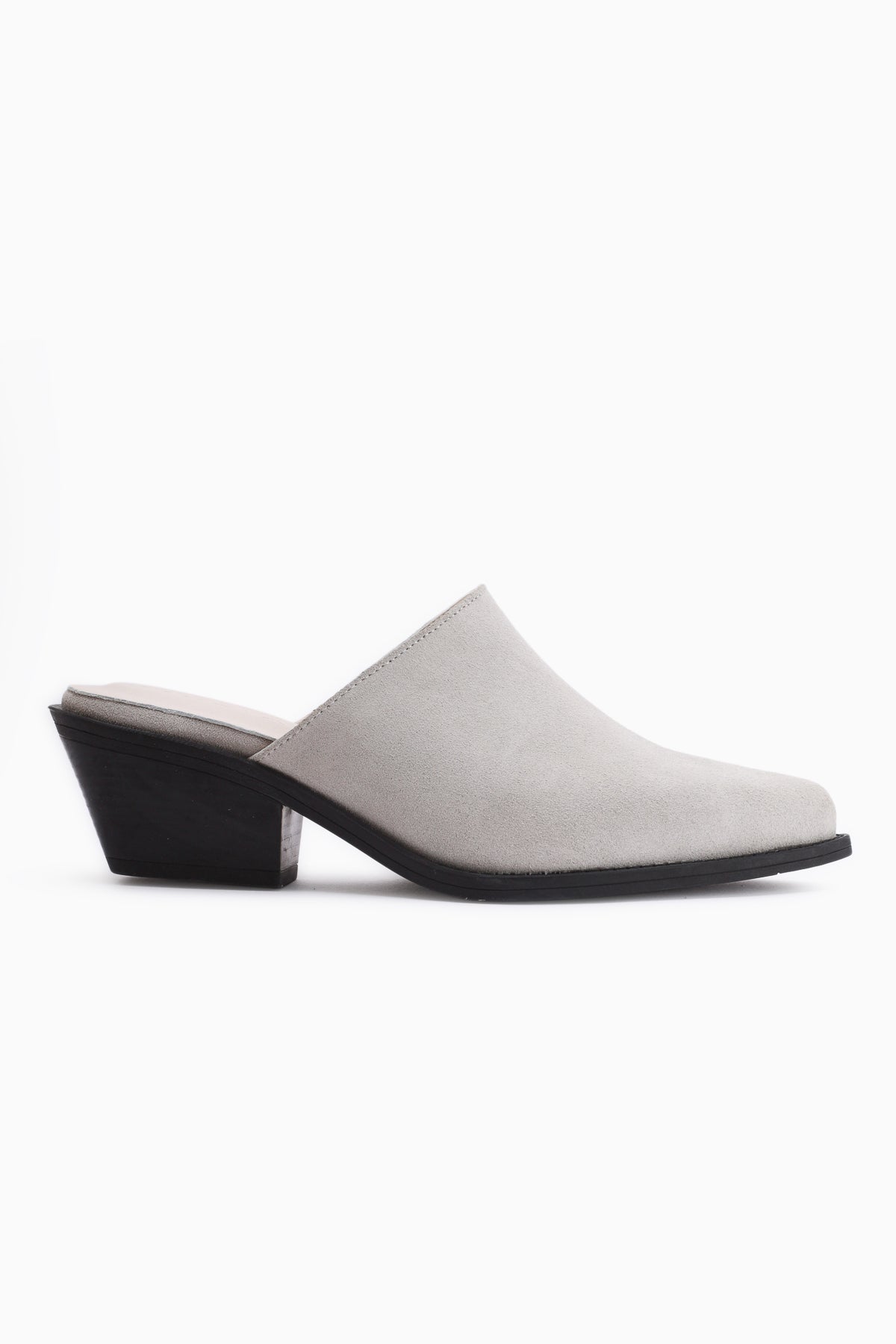 Teresa Genuine Leather Beige Heeled Women’s Slippers