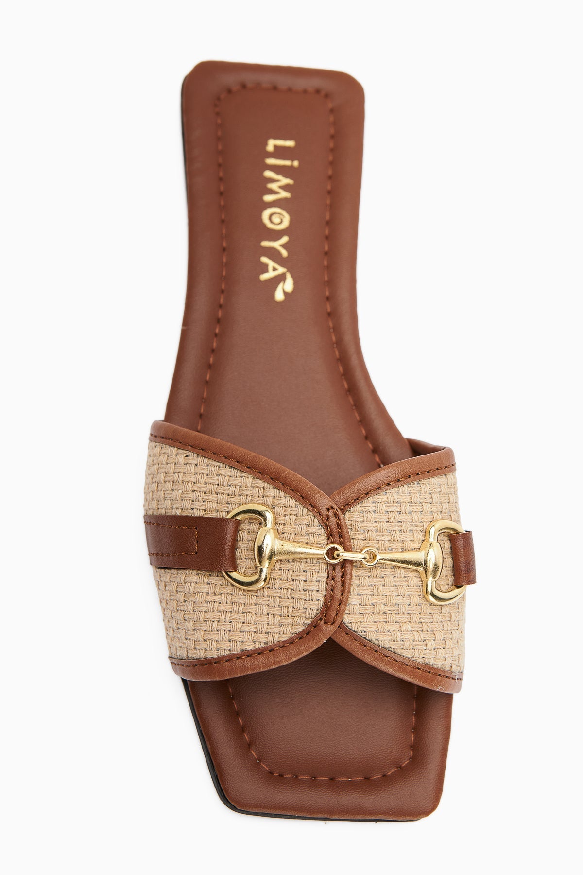 Elanor Taba Women's Flat Slippers with Buckle