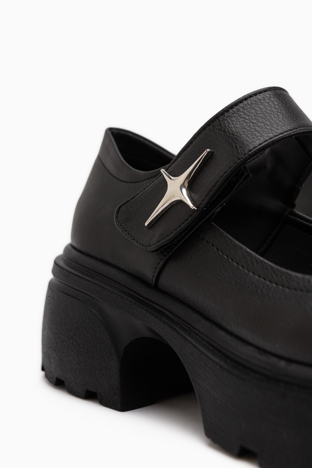 Deena Black Platform Sole Women’s Mary Jane Shoes