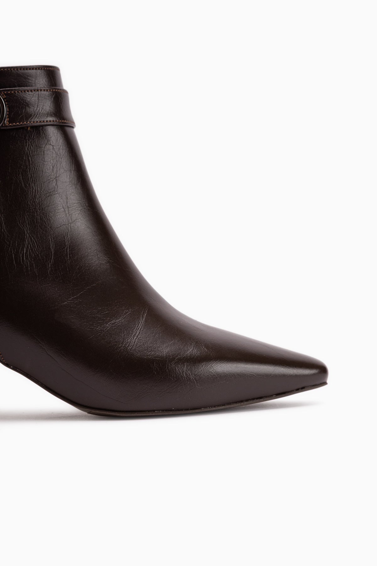 Kathie Brown Buckle Detailed Women’s Boots