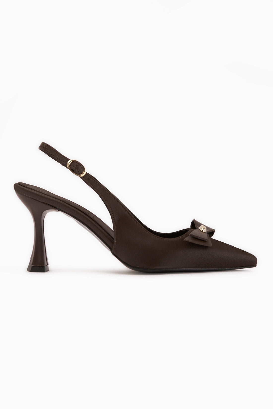 Sonia Brown Buckled Women’s Heeled Shoes