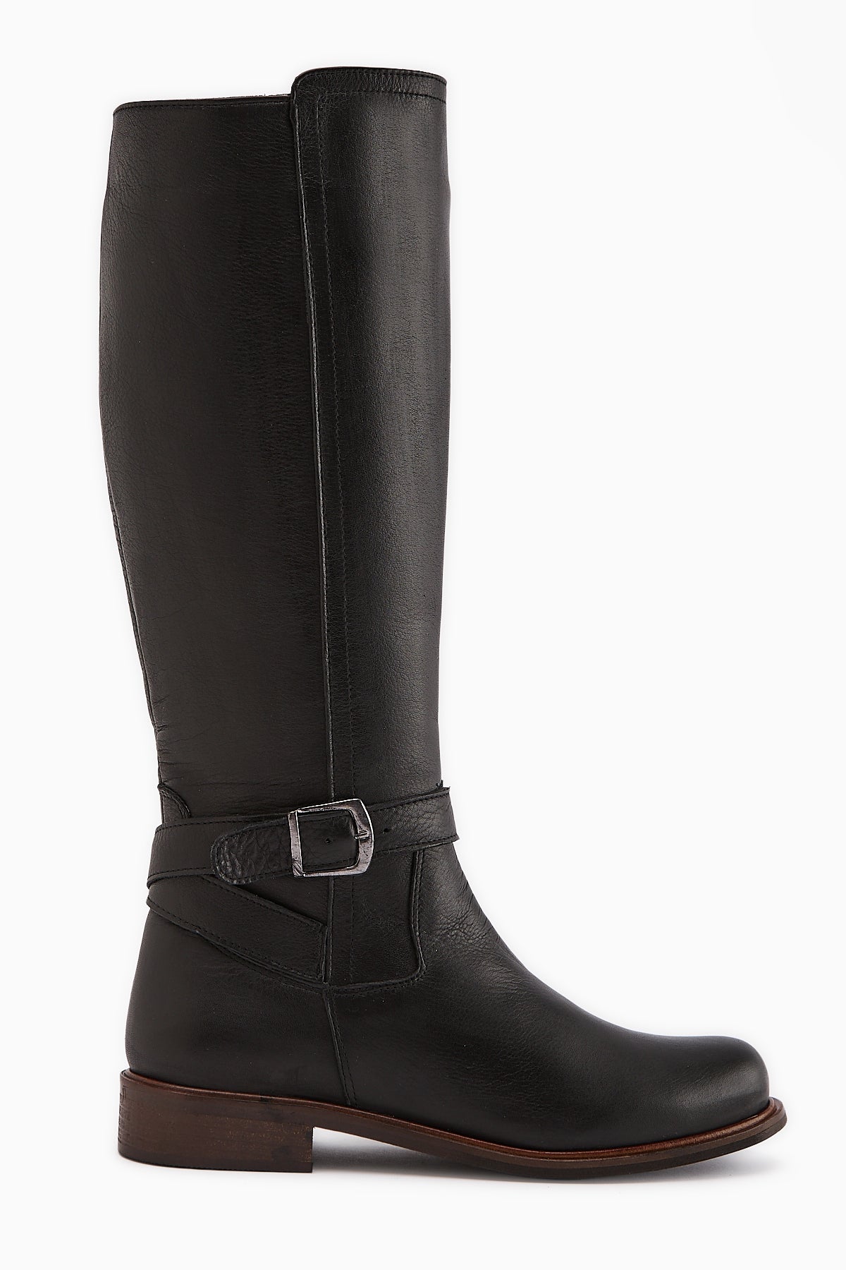 Marla Genuine Leather Black Women's Boot