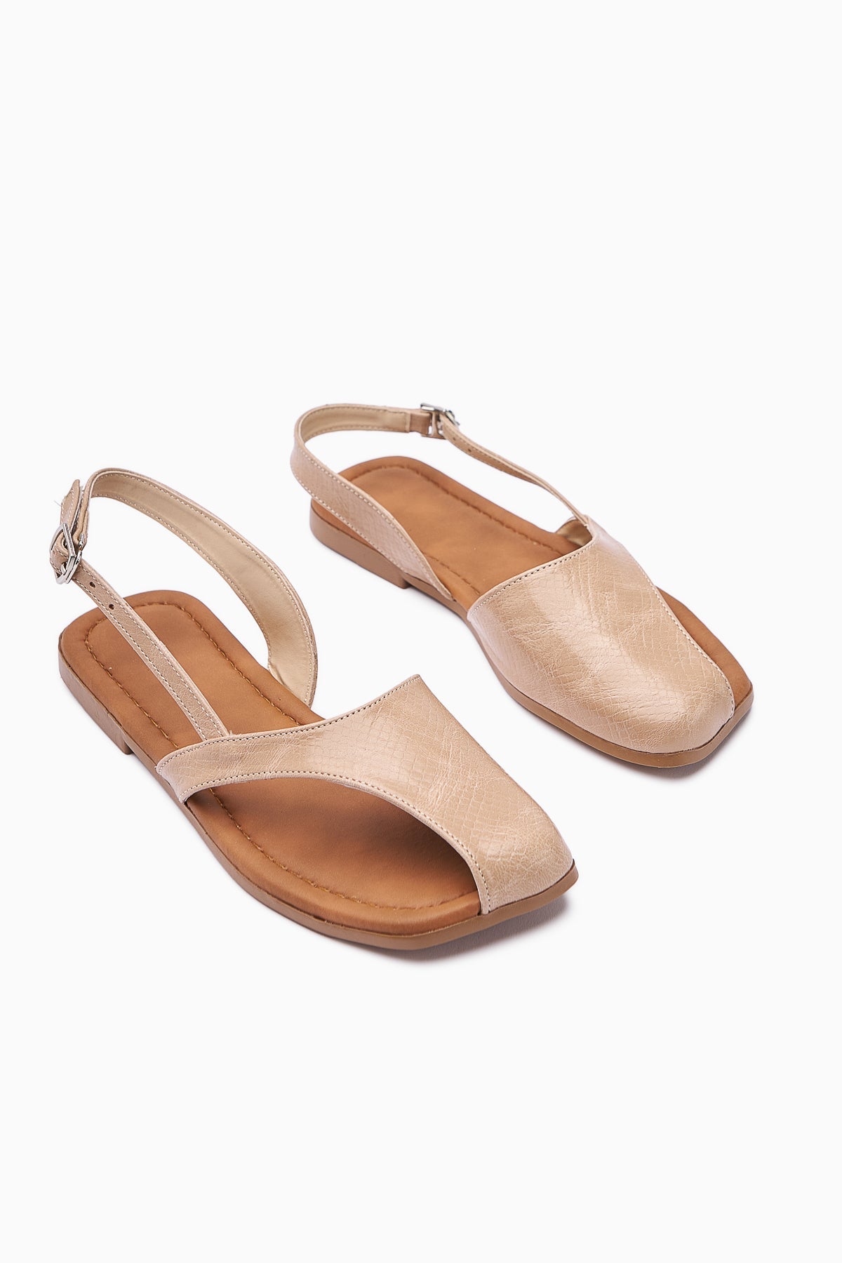 Agnez Mink Belt Detailed Women's Sandal