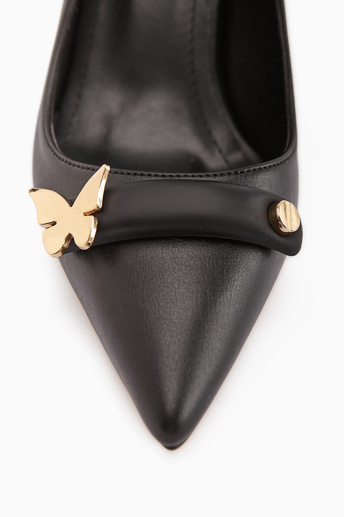Misa – Black Buckle-Detail Stiletto (Women)