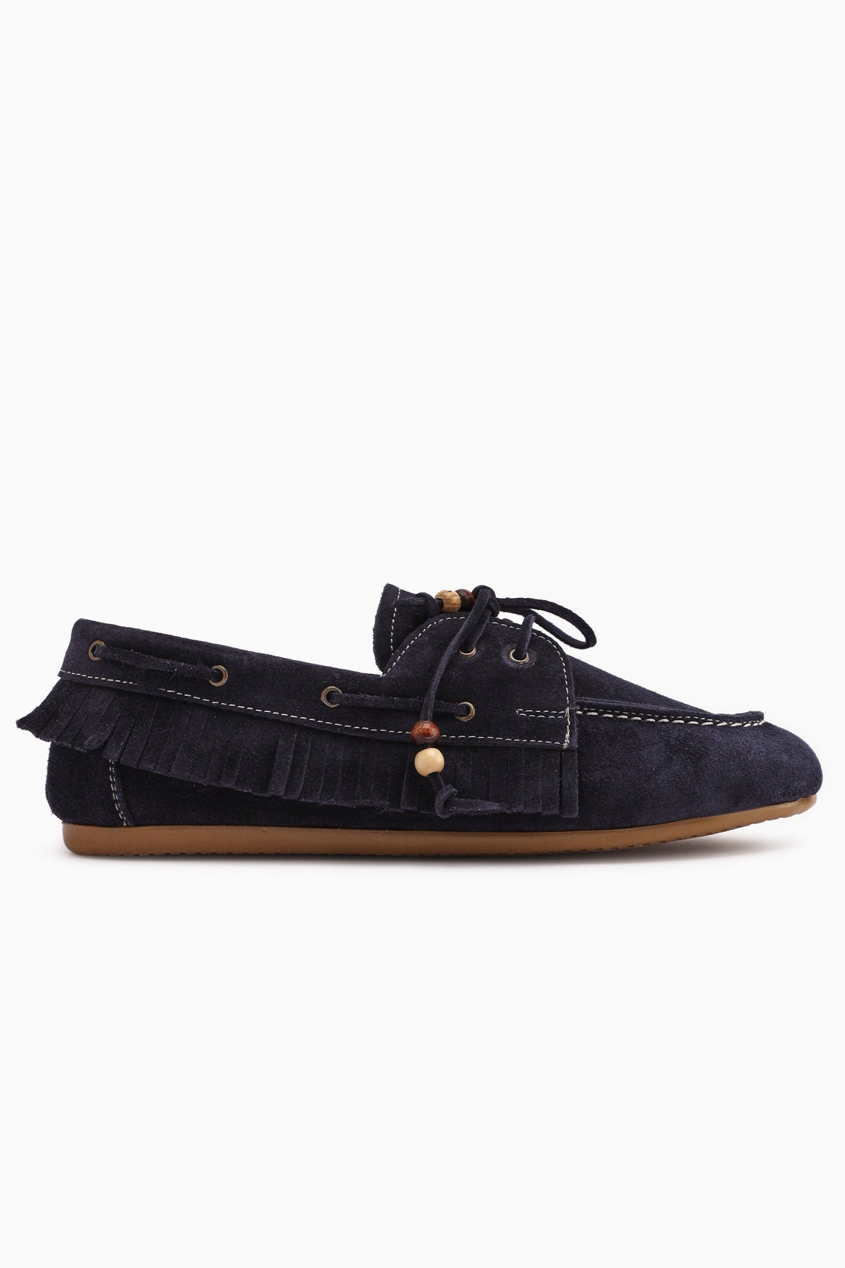 Rania – Genuine Leather Navy Loafer (Women)