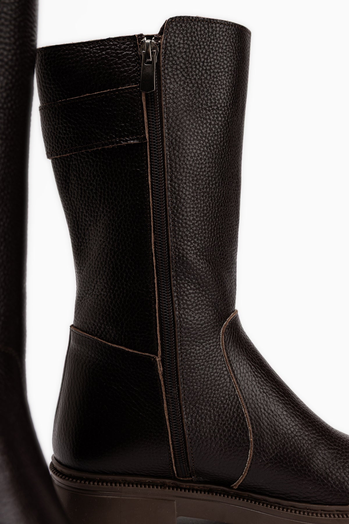 Leta Genuine Leather Brown Women’s Boots