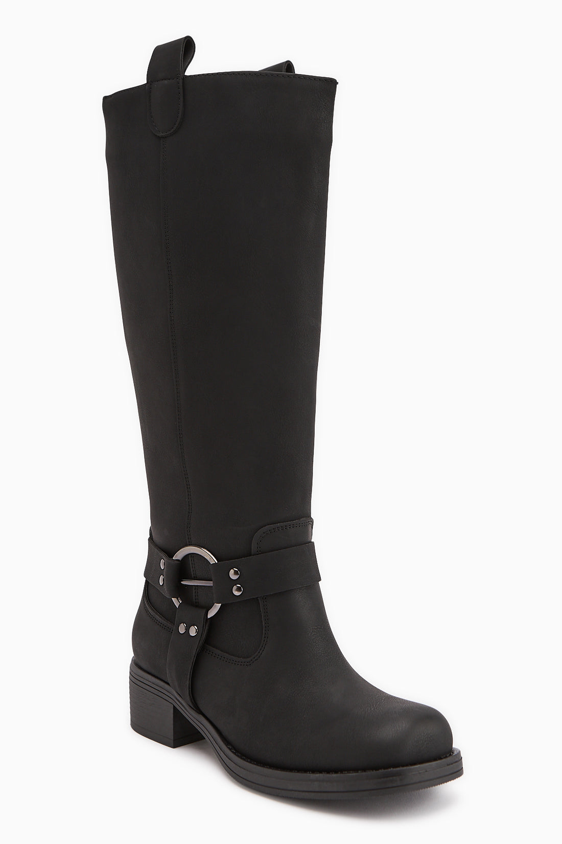 Soleil Black Belt Detailed Women’s Boots