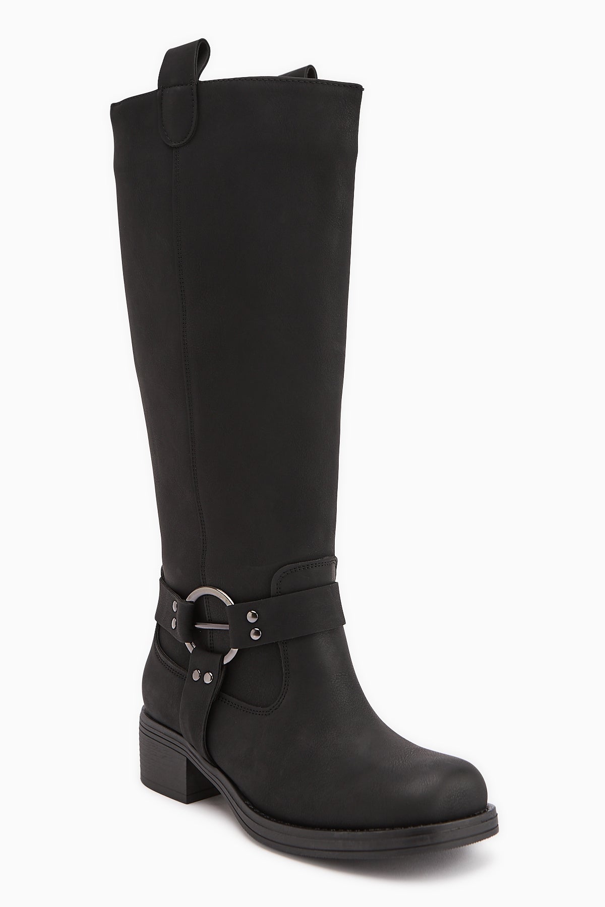 Soleil Black Belt Detailed Women’s Boots