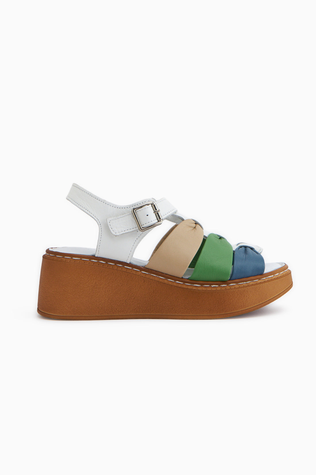 Larisa Genuine Leather White Women’s Sandal