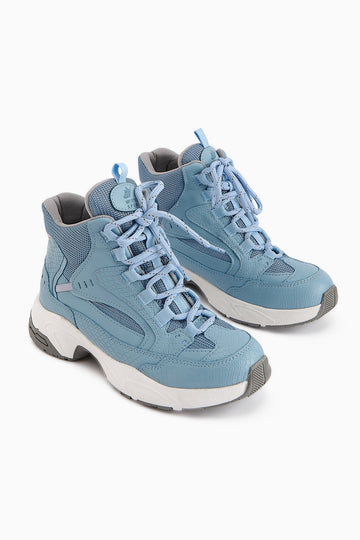 Nency Blue Laced Women's Sport Boot