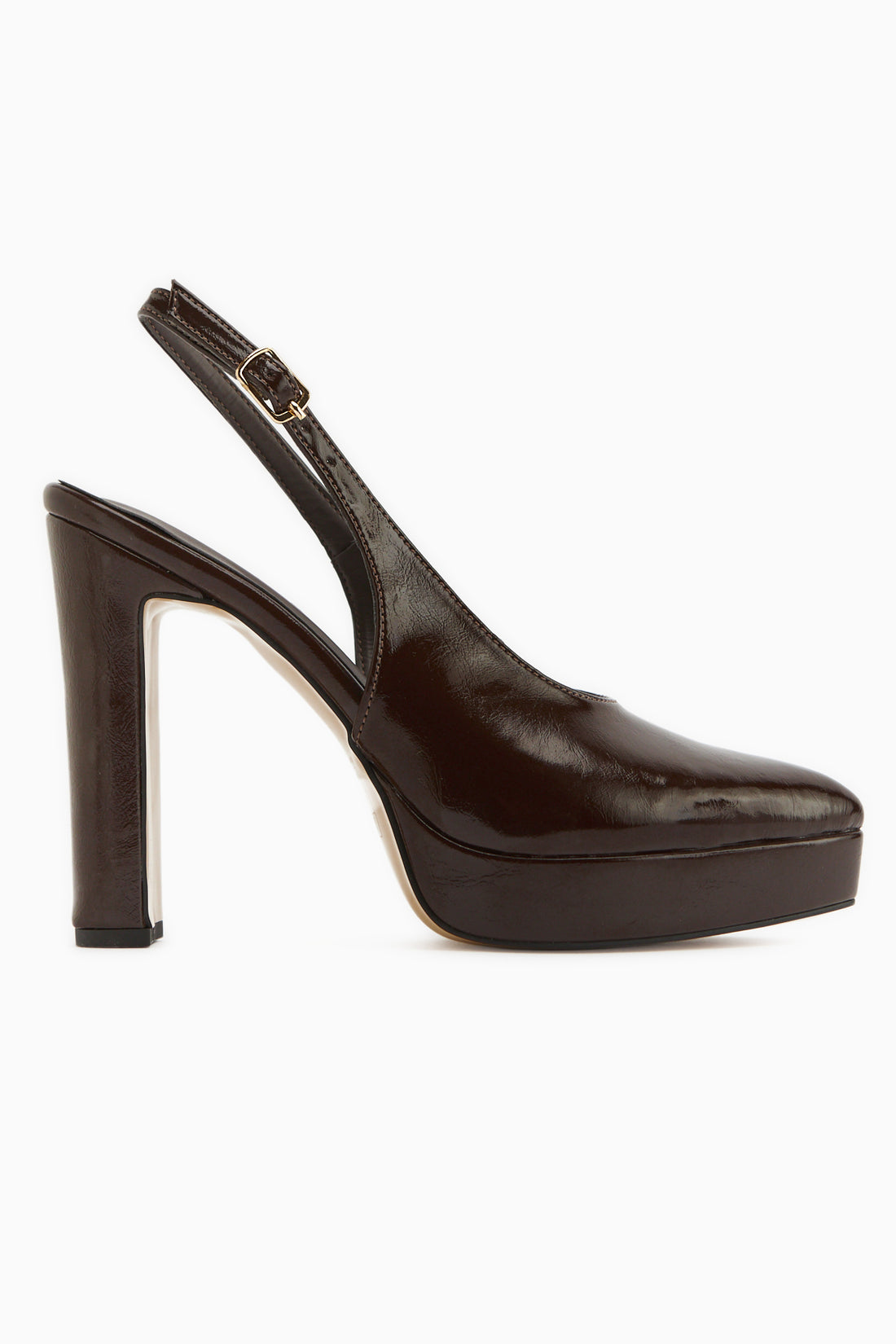 Ramia Brown Pointed Toe Platform Heeled Women’s Shoes