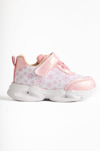 Denisa Powder Snow Themed Light-Up Baby Athletic Shoes