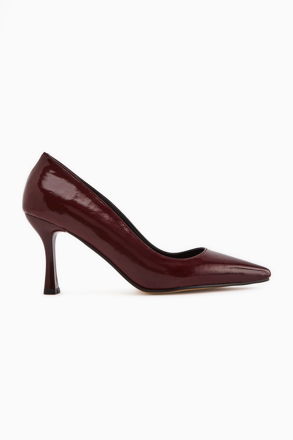 Dolly Burgundy Patent Stiletto Women’s Heeled Shoes