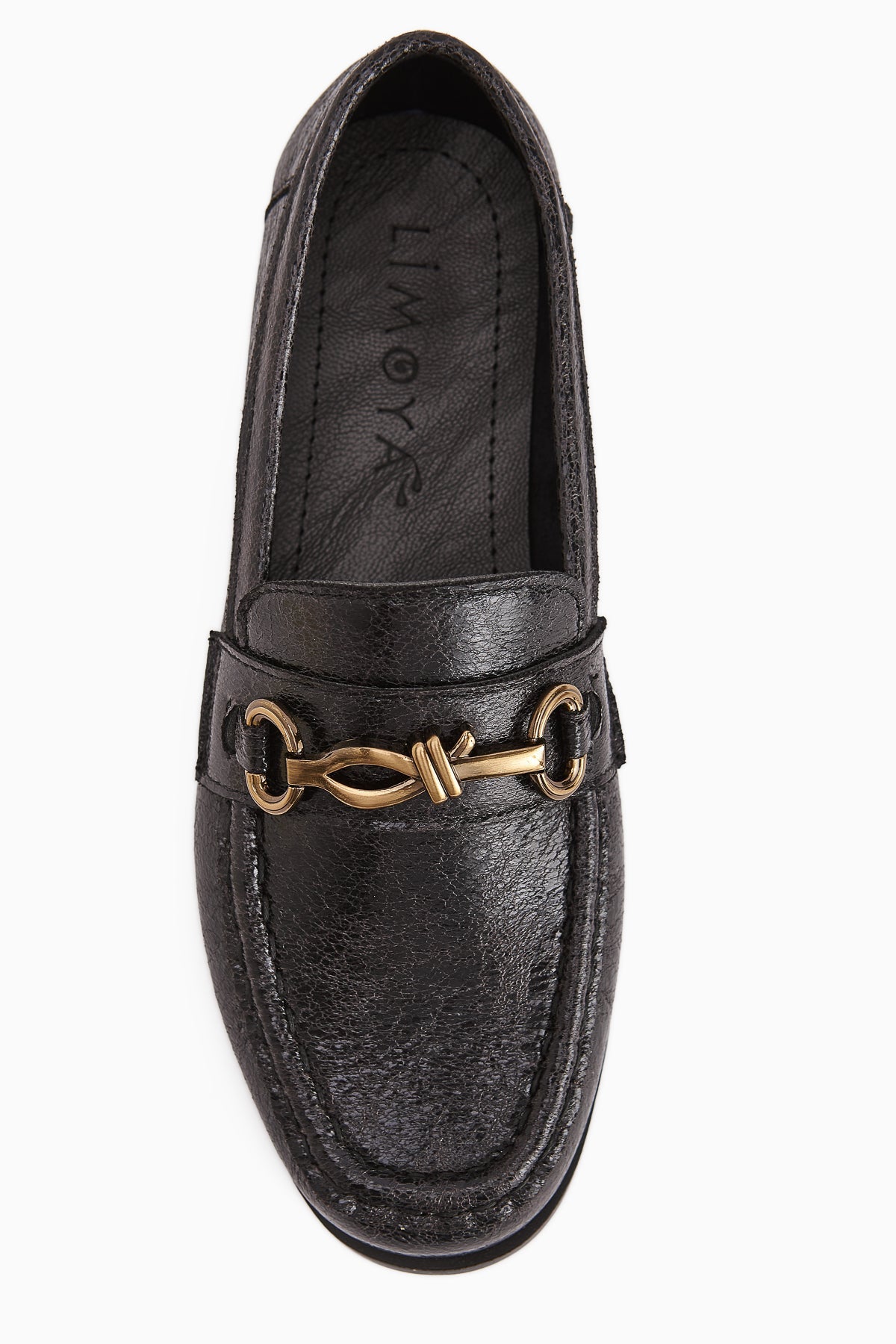 Kali – Black Chain-Detail Loafer (Women)