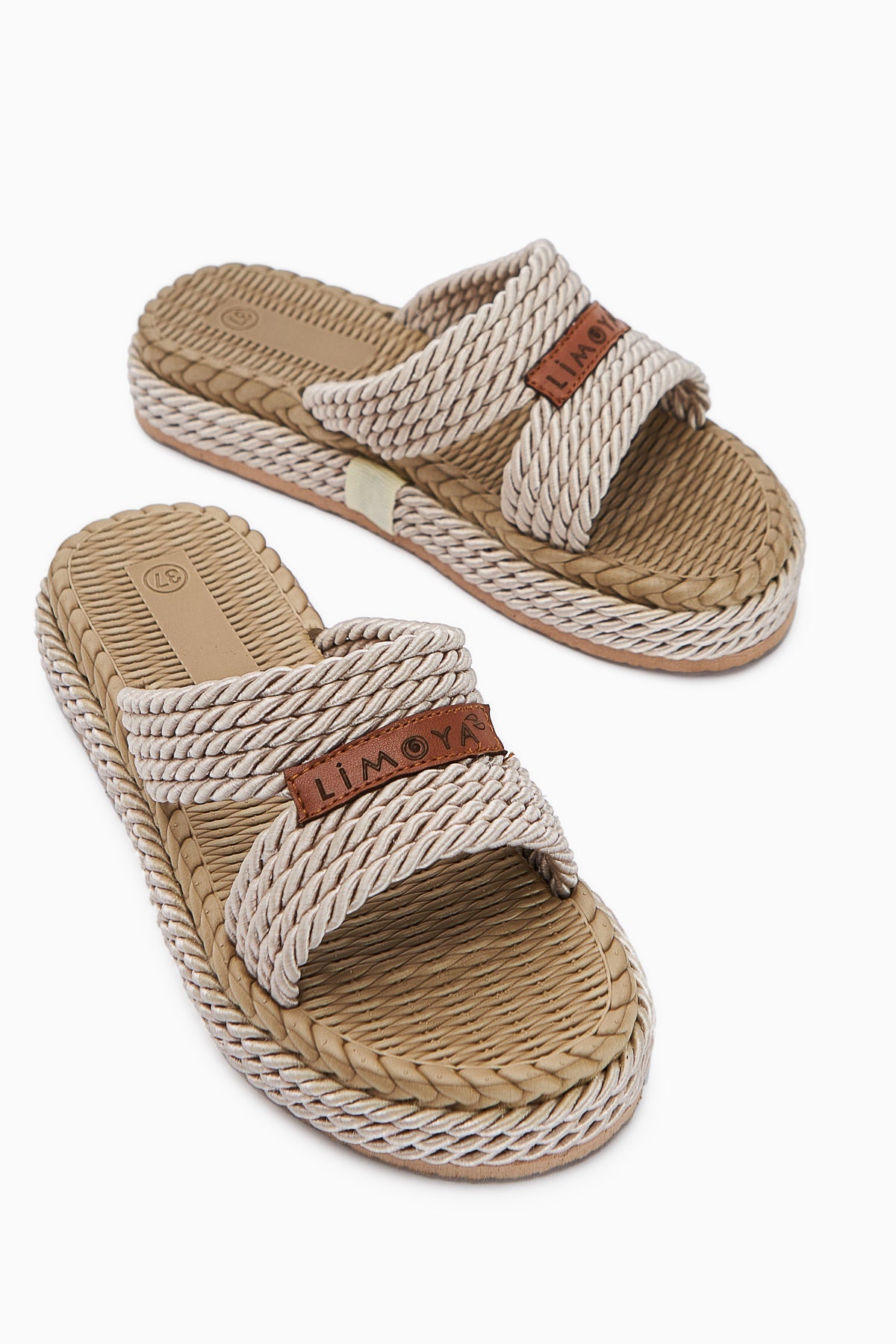 Menna Beige Comfort Women's Wicker Slipper