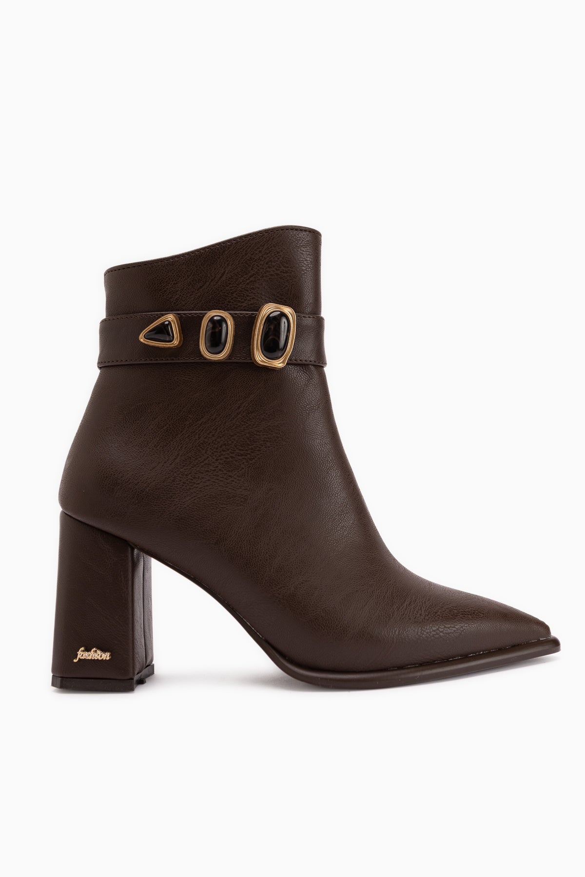 Loretta Brown Removable Cuff 2-in-1 Women’s Heeled Boots & Booties