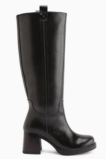 Celine Black Heeled Women's Boot