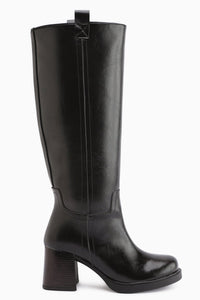 Celine Black Heeled Women's Boot
