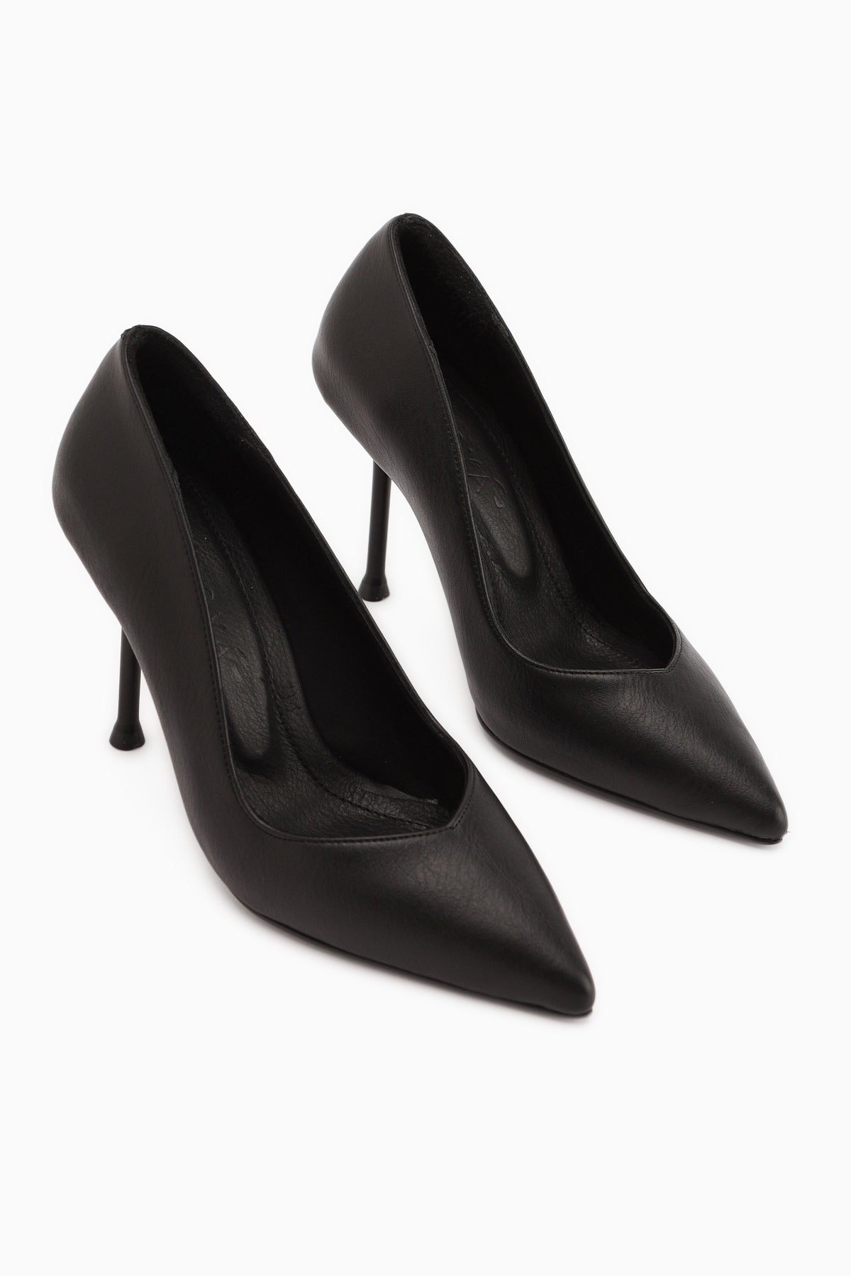 Arya – Genuine Leather Black Stiletto Heeled Shoe (Women)