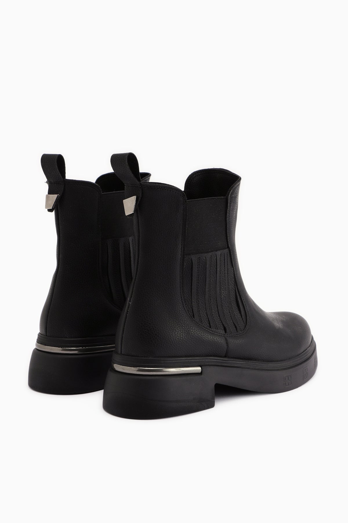 Pava Black Heeled Detail Women’s Boots