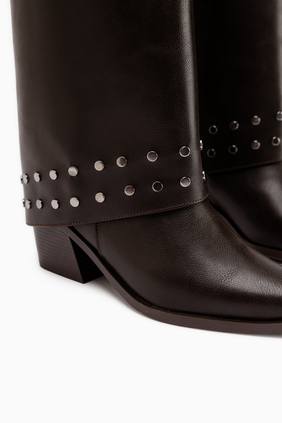 Liddy Brown Removable Cuff Women’s Boots