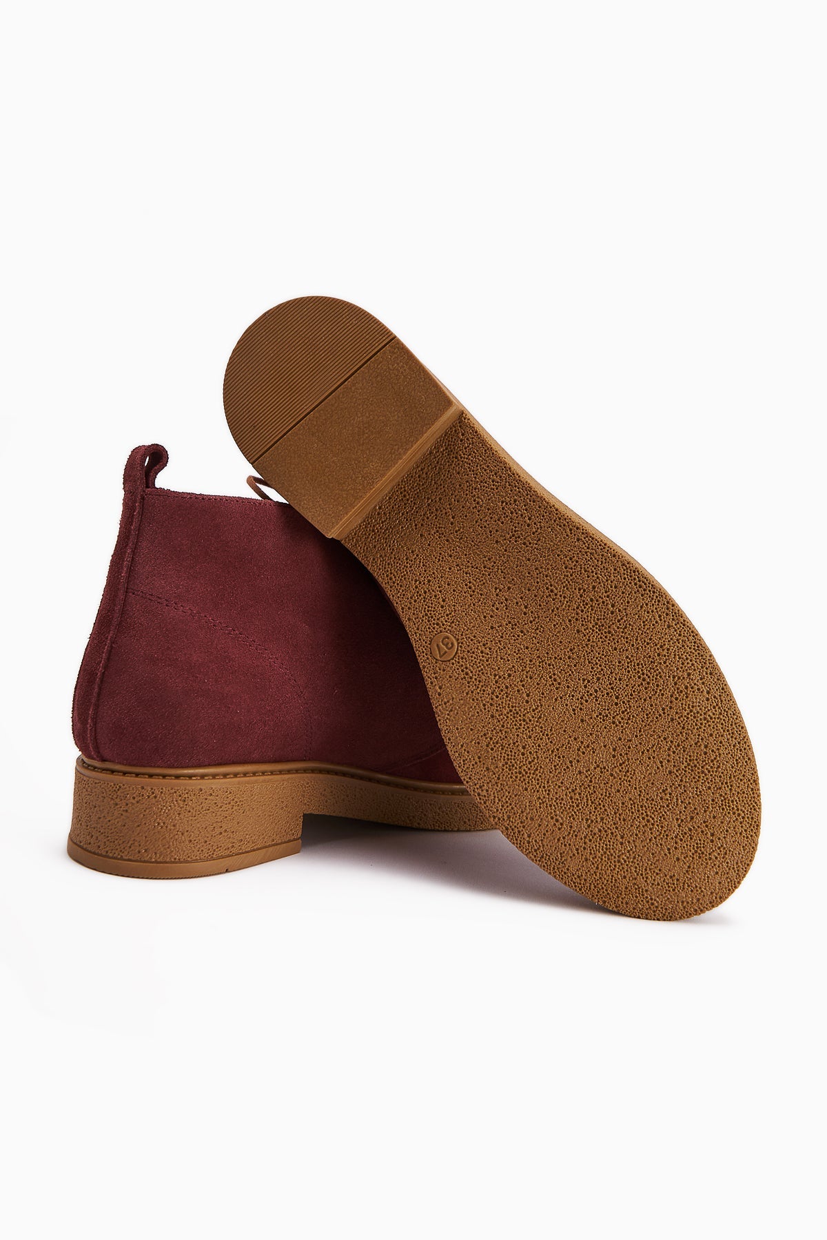 Henna Genuine Leather Burgundy Suede Lace-Up Women's Boot