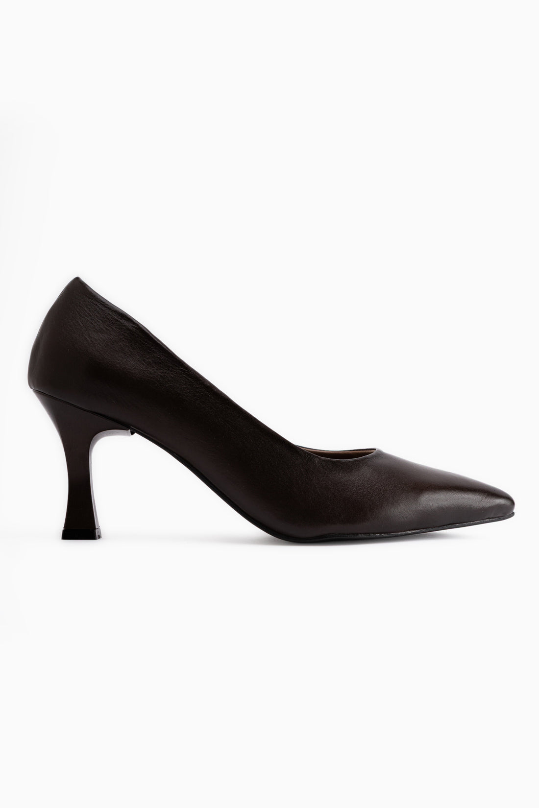 Clarry Genuine Leather Brown Women’s Heeled Shoes