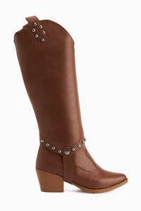 Caarina Tan Removable Cuff Women’s Boots