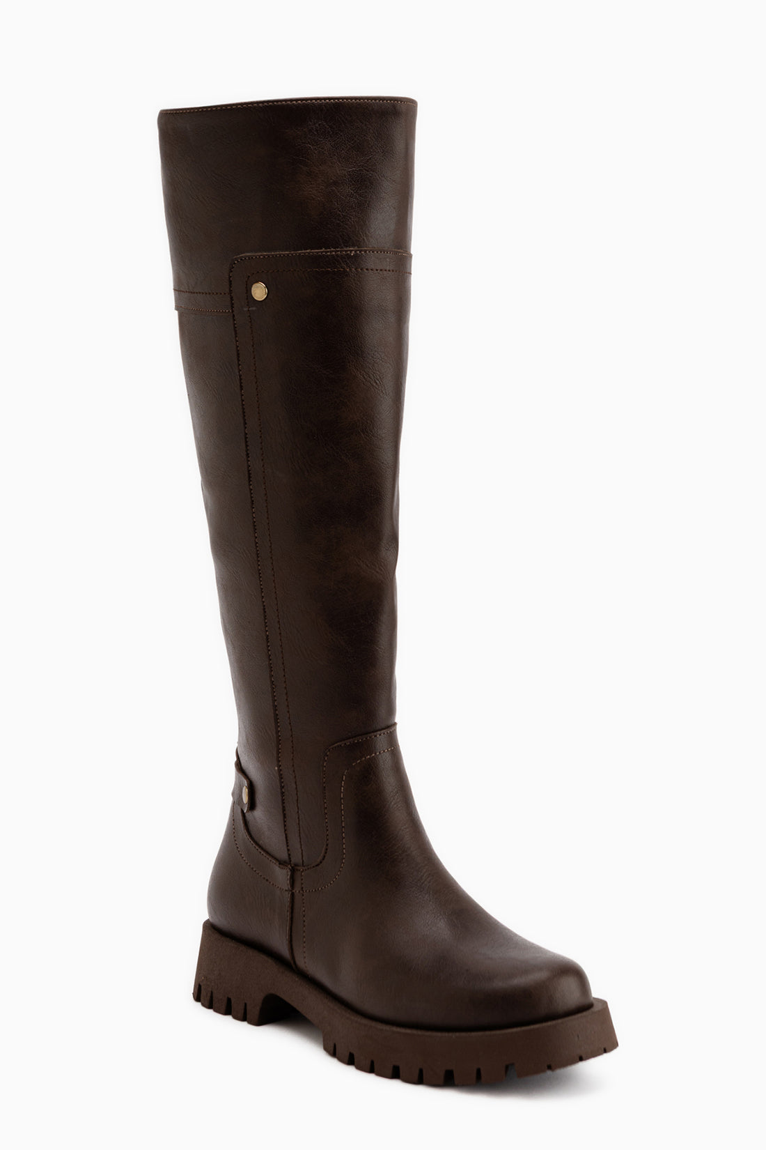 Rosalia Brown Zippered Women’s Boots