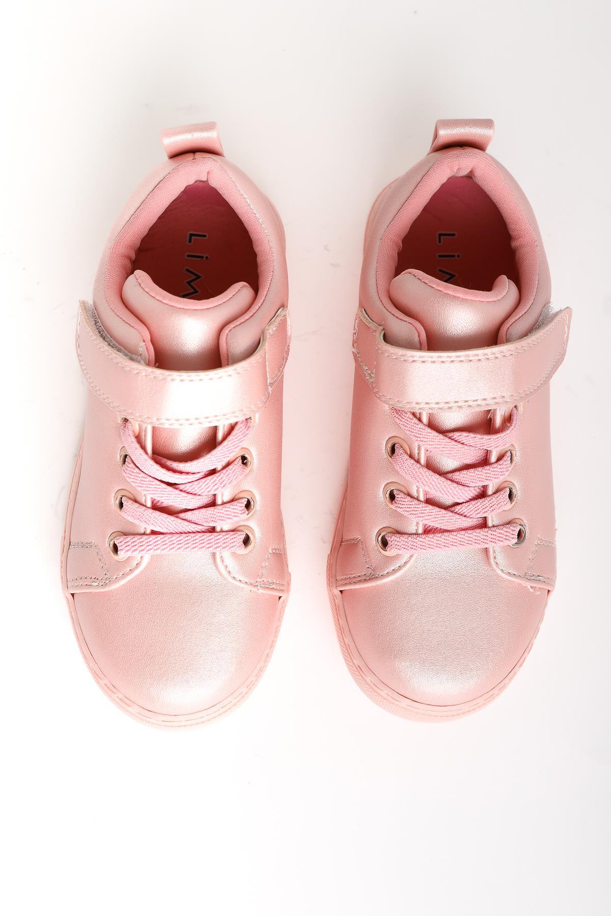 Hori Powder Lace-Up with Velcro Detail Kids' Athletic Shoes