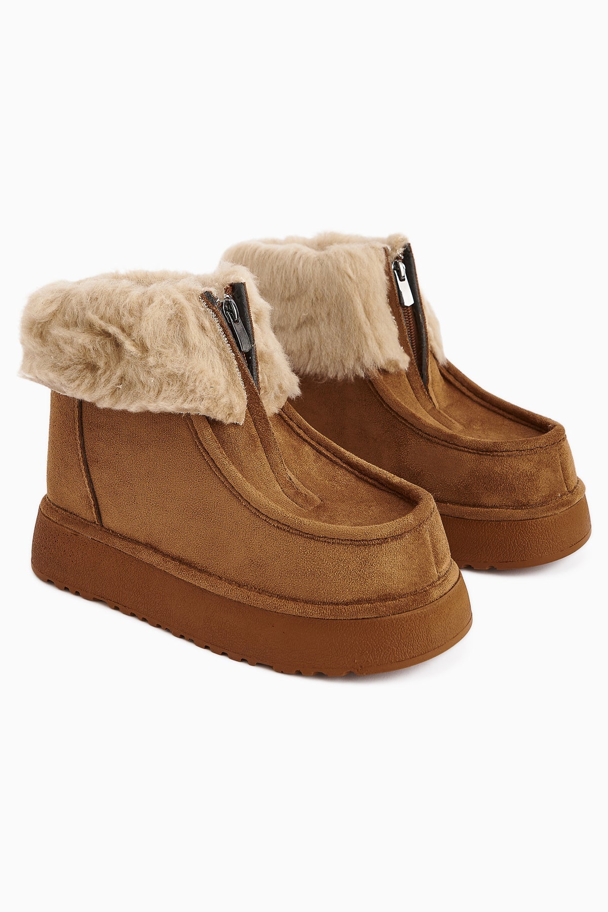 Erva Taba Suede Fur Women's Boot