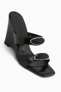 Mirsa Black Wedge Women’s Slippers