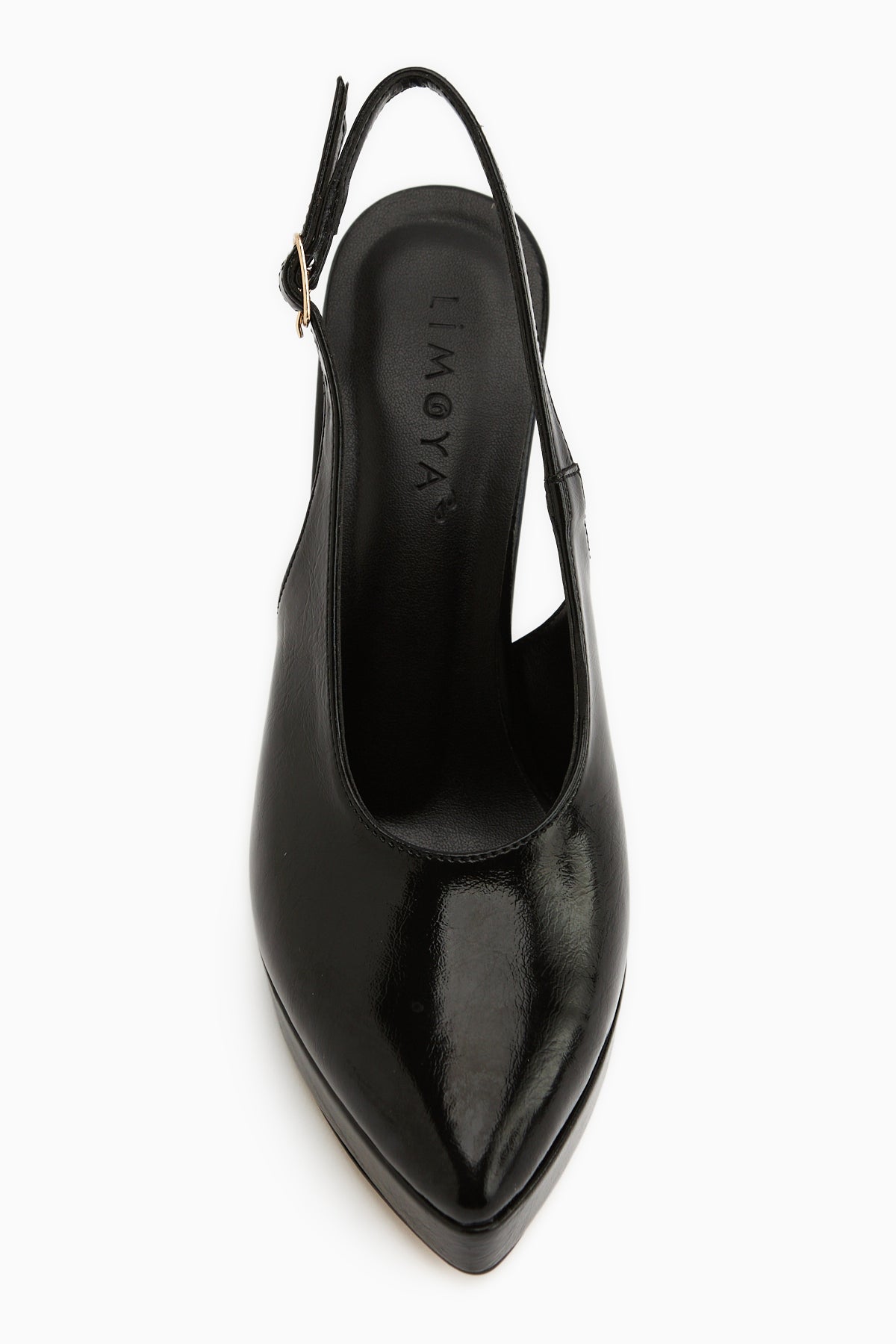 Ramia Black Pointed Toe Platform Heeled Women’s Shoes