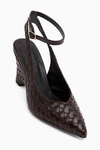 Paula Brown Ankle Strap Women’s Heeled Shoes