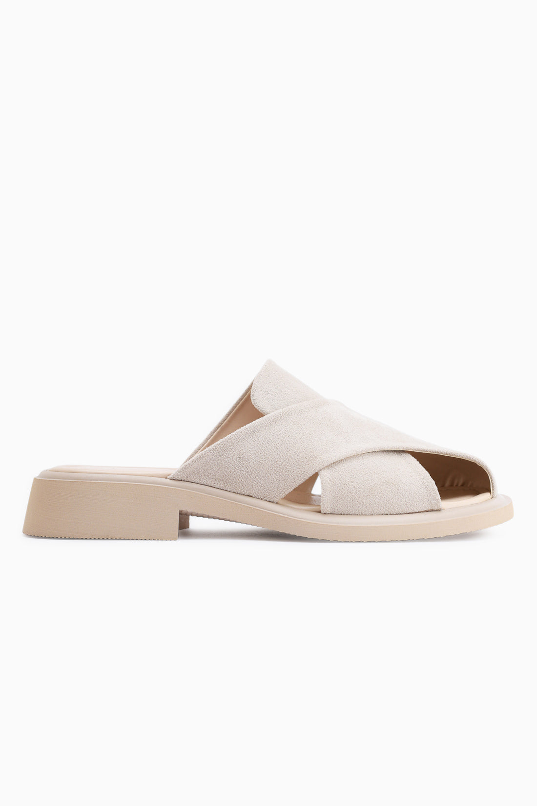 Alissa Beige Suede Women’s Slippers