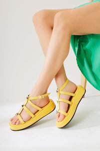Thurza Yellow Thick-Soled Sandal