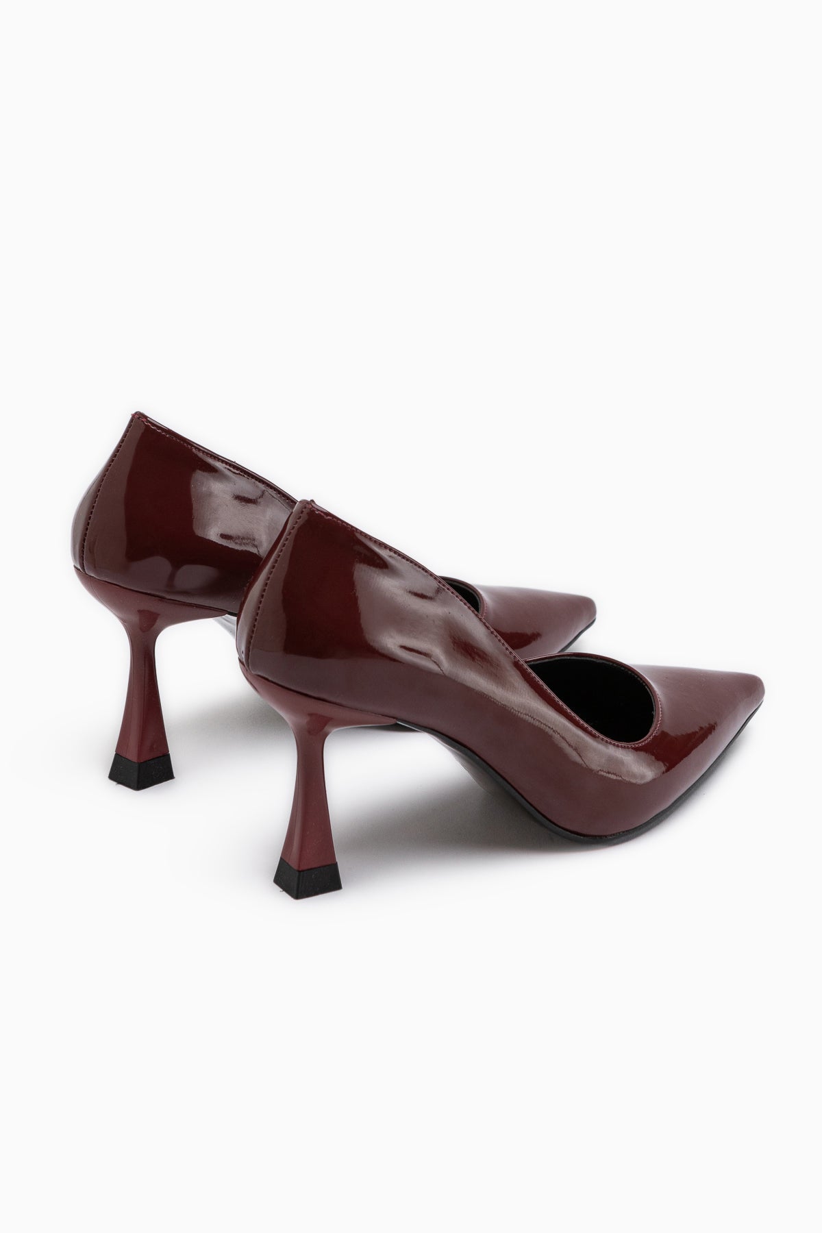 Celestine Burgundy Patent Pointed Toe Women’s Stiletto