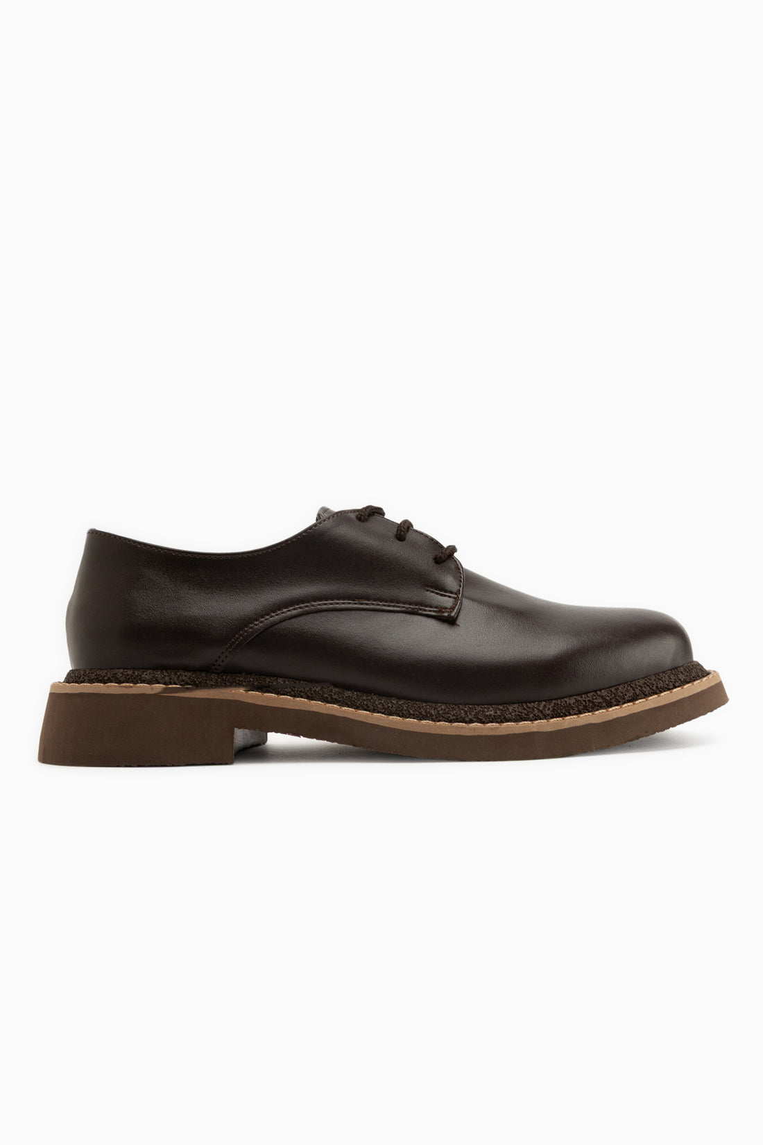 Minea Brown Lace-Up Women’s Loafer Daily Shoes