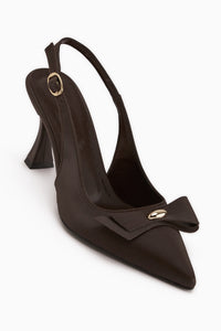 Sonia Brown Buckled Women’s Heeled Shoes