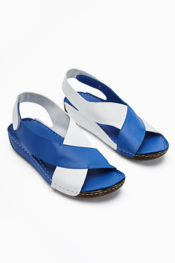 Margit Saks Çapraz Bantlı Kadın Comfort Sandalet