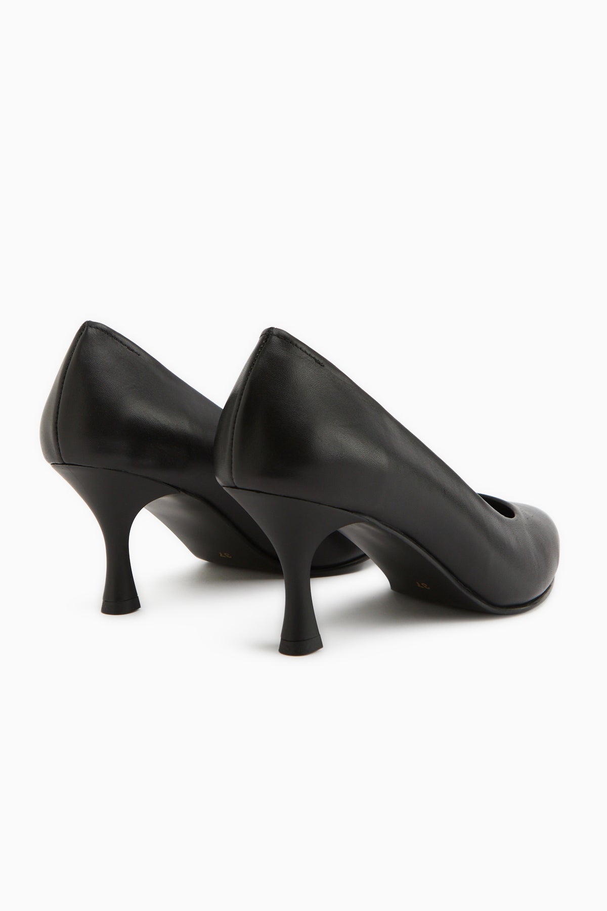 Kiara Genuine Leather Black Women’s Heeled Shoes Stiletto